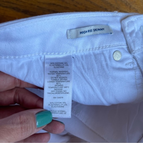 NEW Vineyard Vines Striped Pocket White Jeans Cropped 2P001102 Multiple Szs NWT - Picture 4 of 8